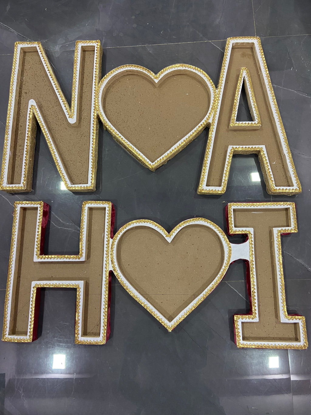 Monogram Raw letters